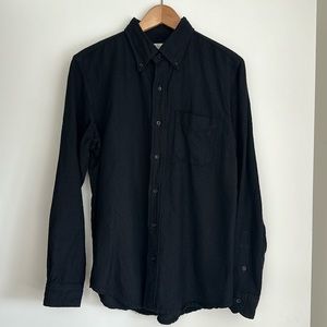 OrSlow Black Button Down